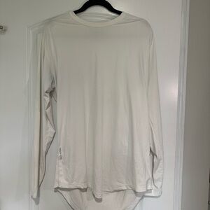 Men's ASRV White Long Sleeve Shirt